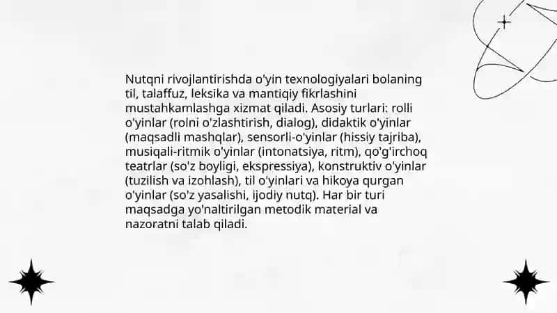 Nutqini Rivojlantirish Texnologiyasi 4