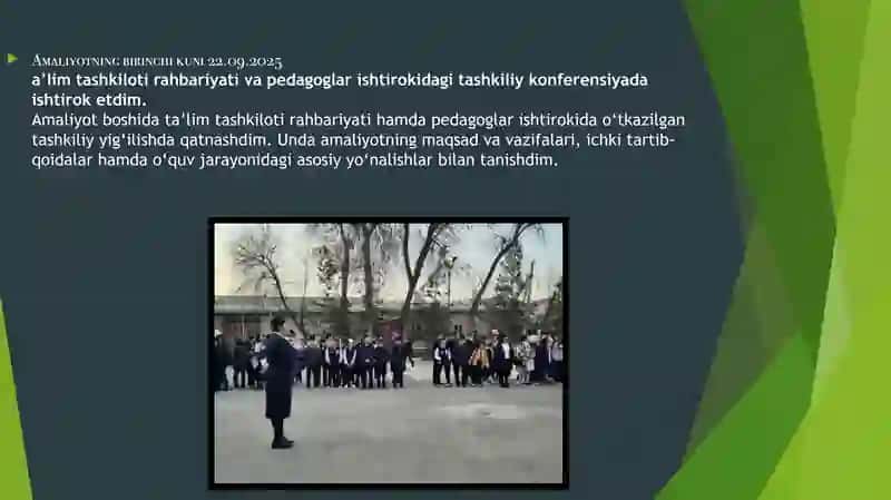 Malakaviy amaliyot hisoboti 4