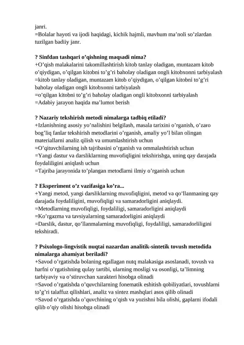 Darslar talablariga hozirgi zamon ma'ruzalar mazmunini tahlil qilish 4