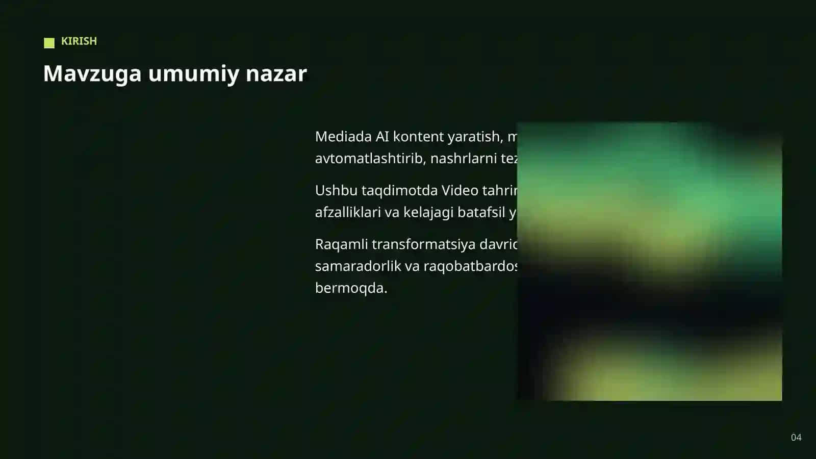 Video tahrirlash 4