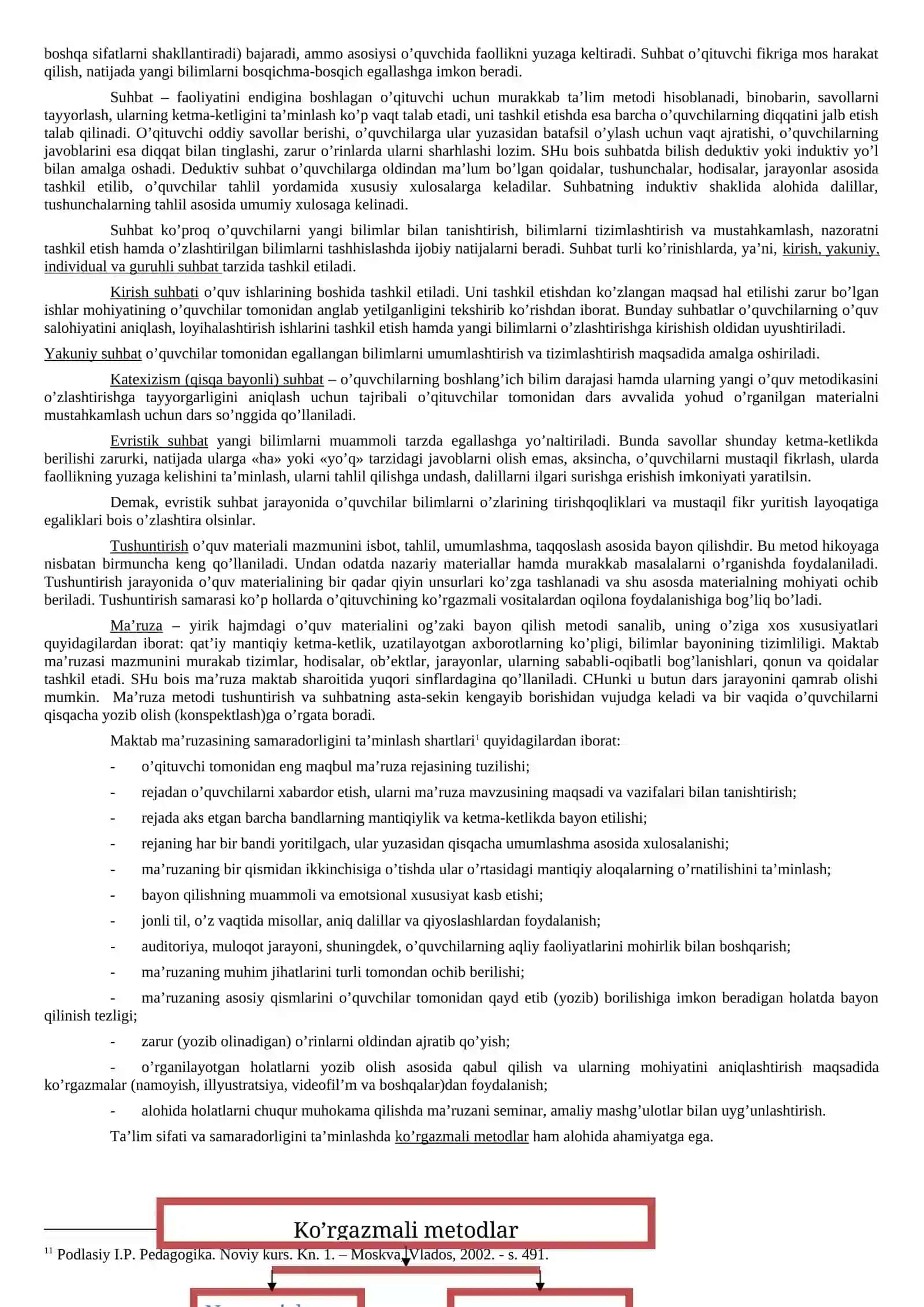 Ta'lim Metodlari Tushunchasi va Vositalari 4