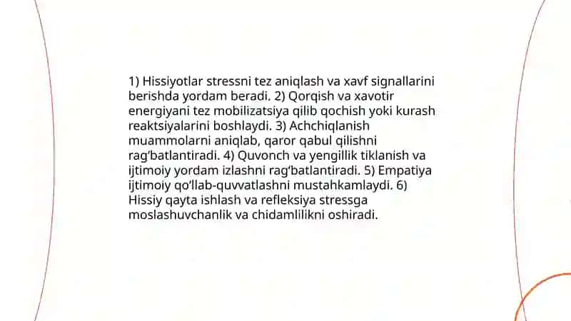 Hissiyotlar va moslashuv: nazariy asoslar 4