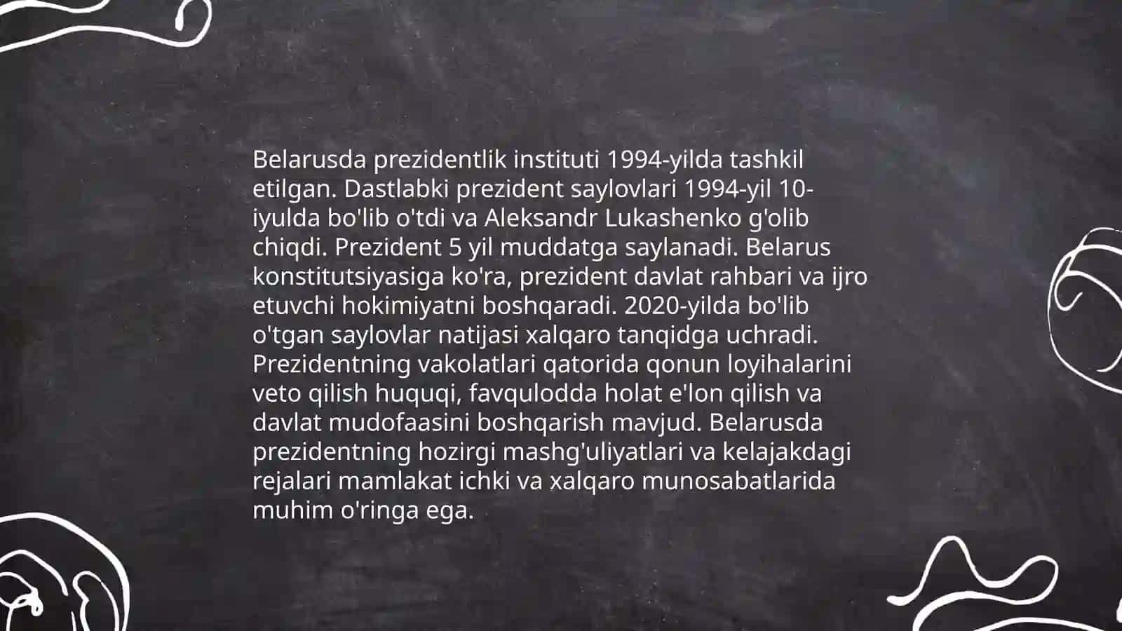 Belarusiya Davlati Boshqaruvi 4