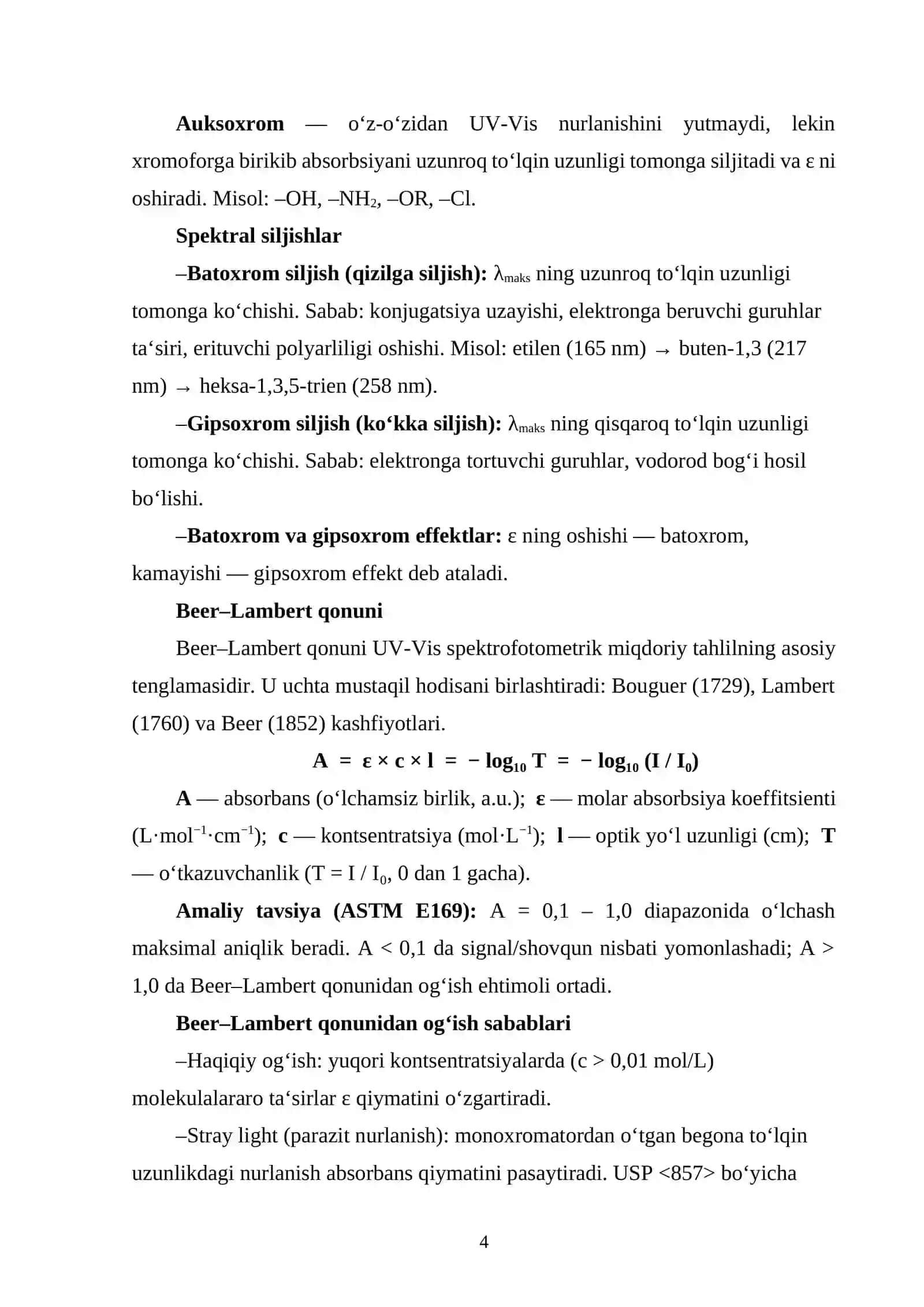 UV-Vis spektroskopiyasi 4