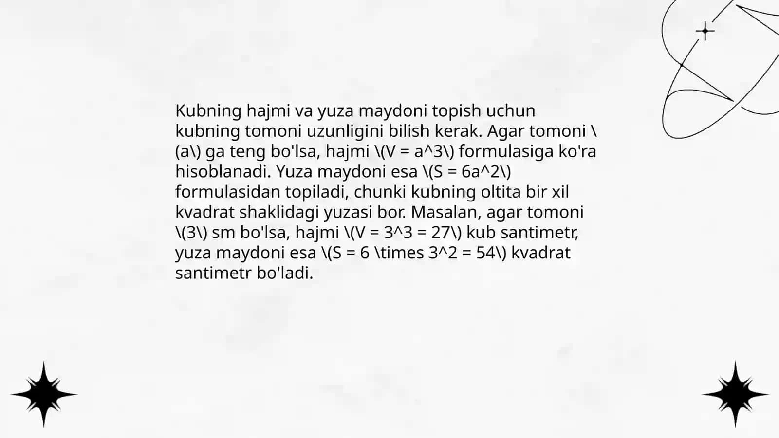 Kub hisobi 4