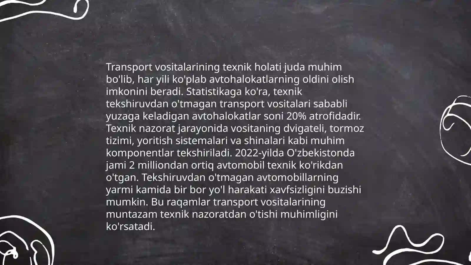 Yuk egalariga transport xirmatlari ko'rsatishning sifat ko'rsatkichlari 4
