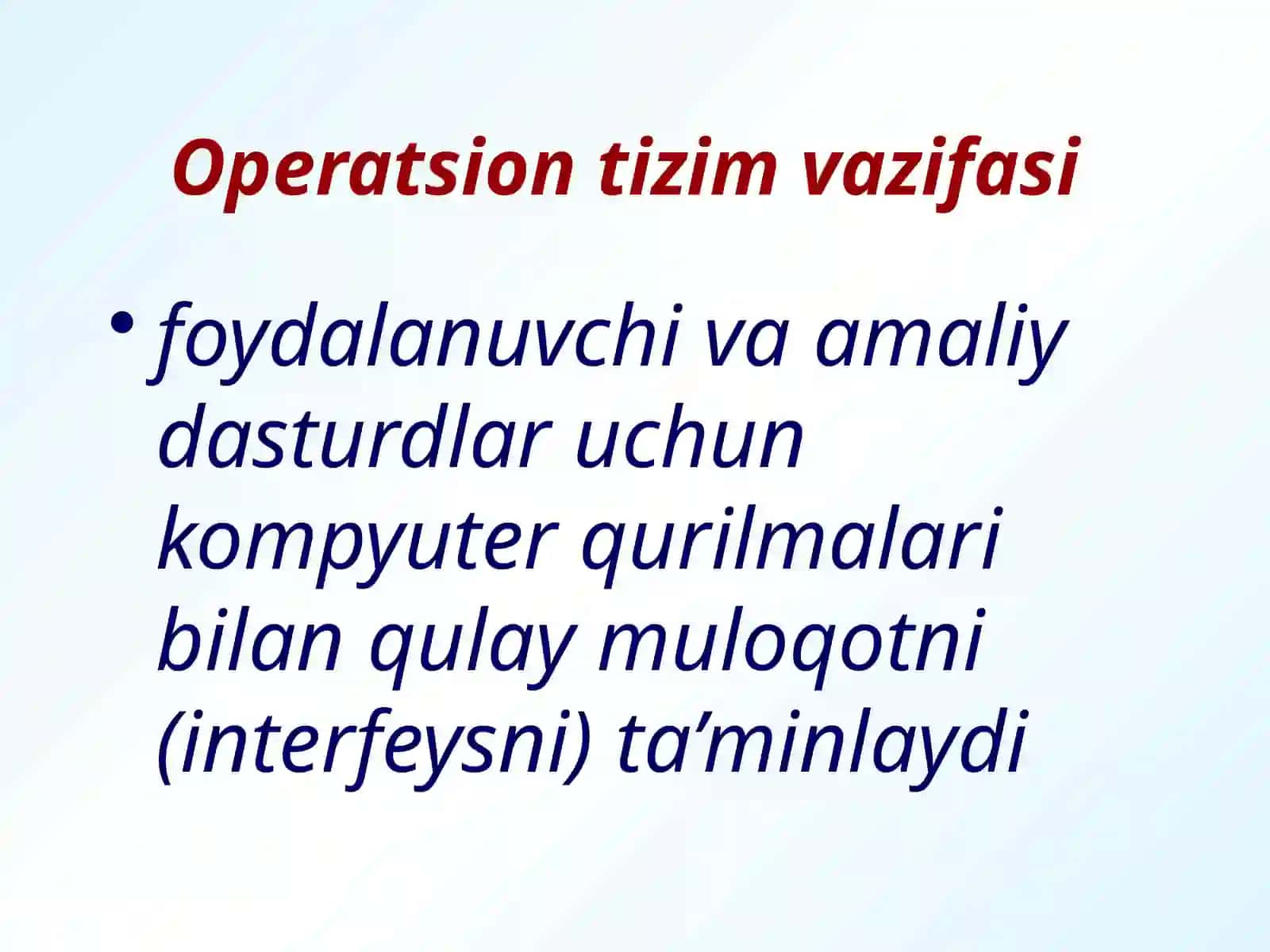 Windows operatsion tizimi oilasi haqida umumiy tushunchalar 4