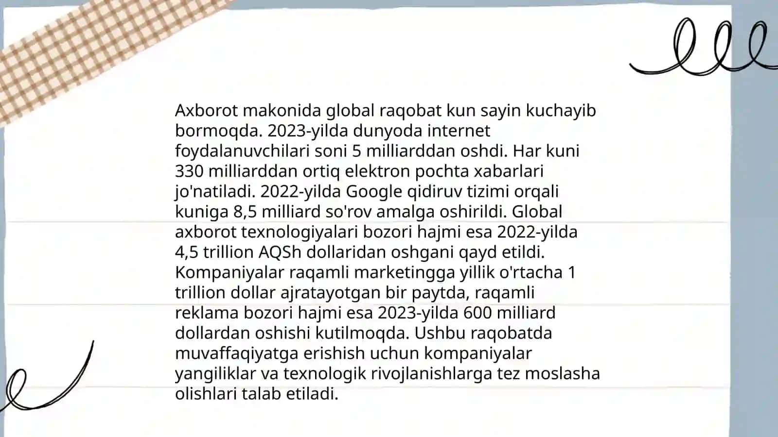 Jahon media va axborot makonida raqobat muhiti 4