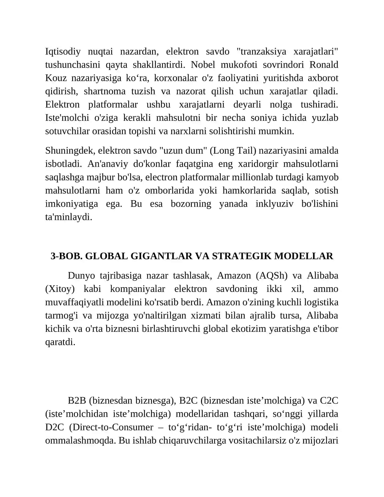 Elektron savdo: Raqamli iqtisodiyotning yangi davri 4