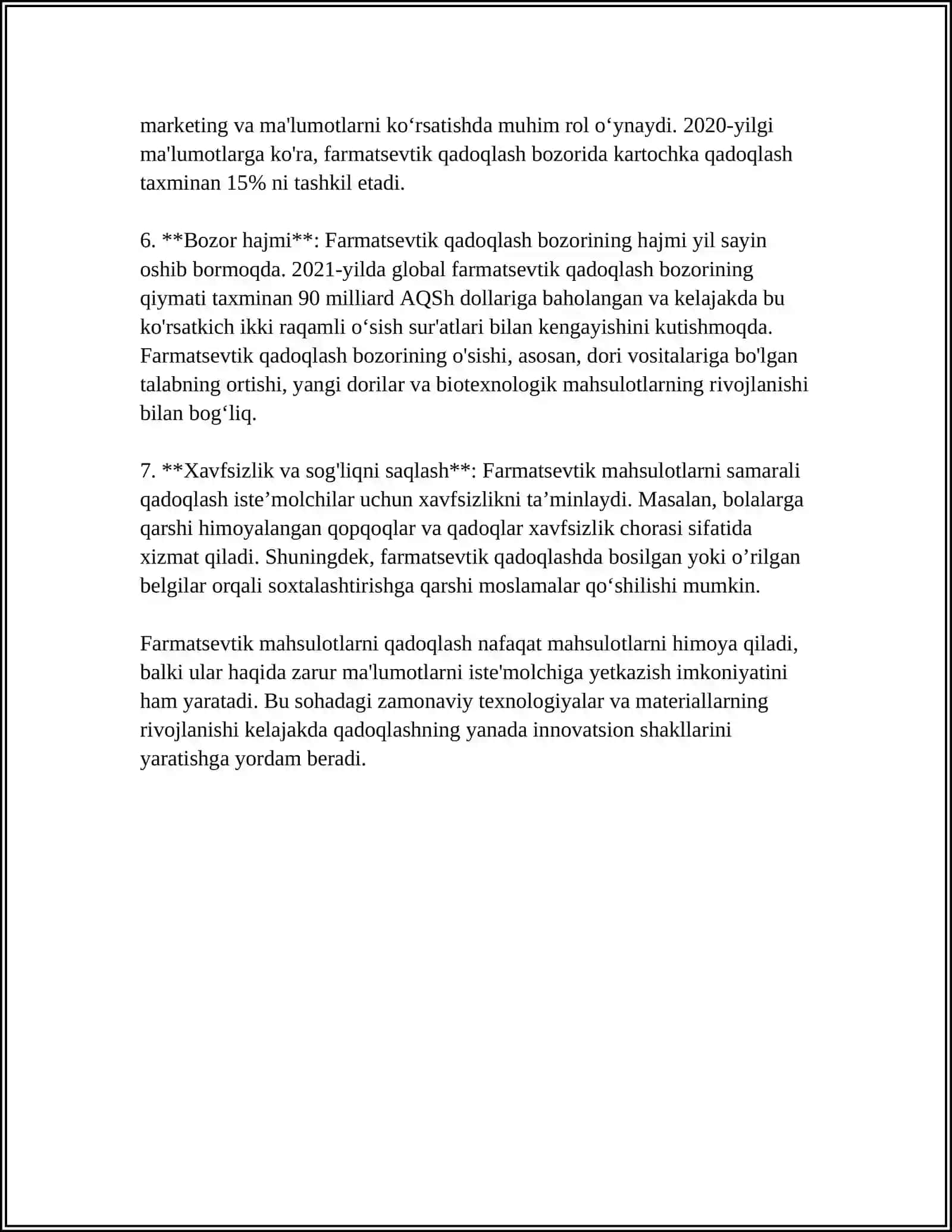 Farmatsevtik mahsulotlarni qadoqlash materiallari 4