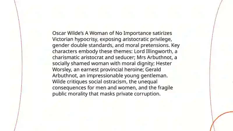 Oscar Wildes plays 4