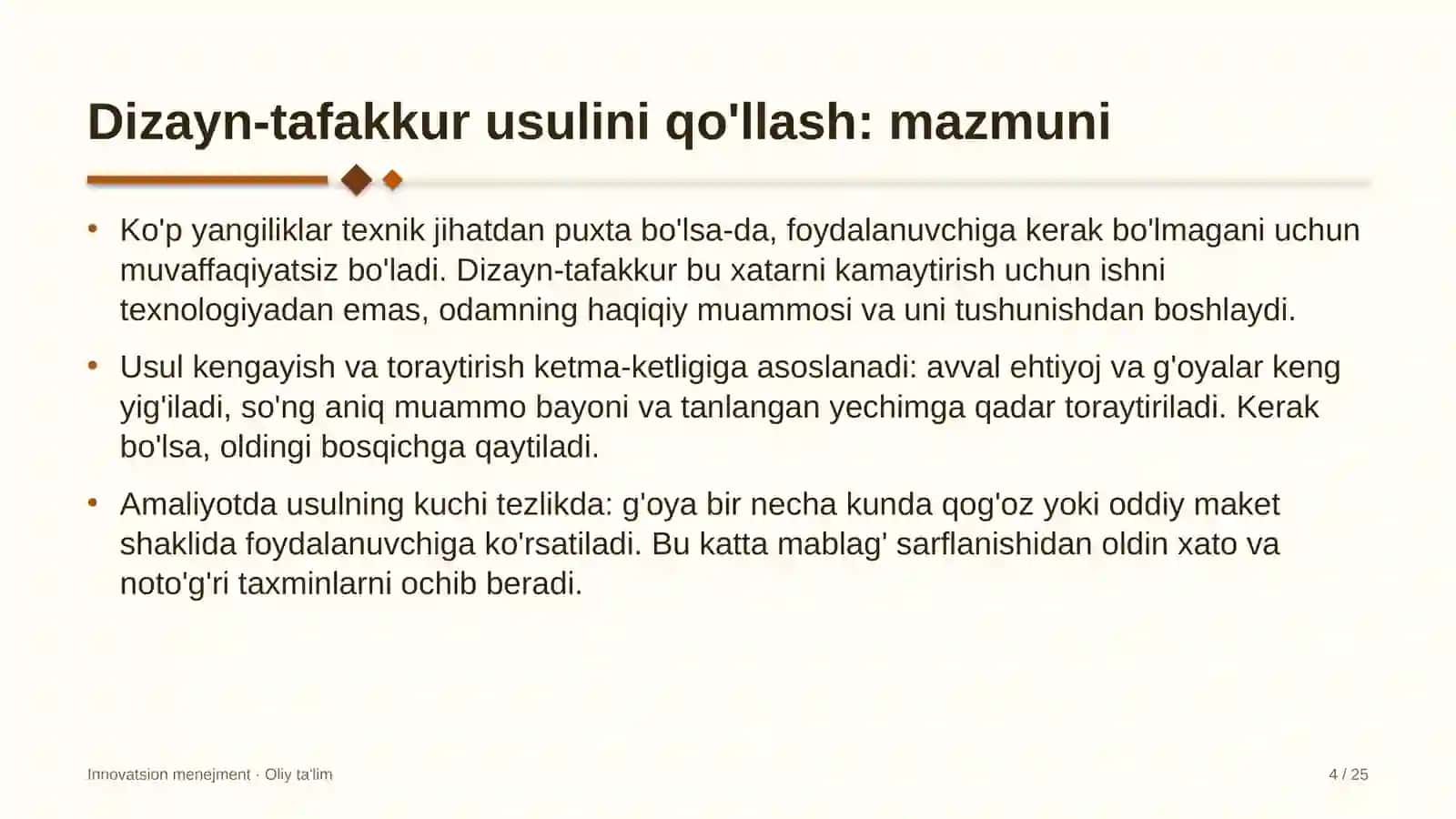 Avtomobil yuvish shoxobchalarida dizayn-tafakkur usulini qo'llash 4