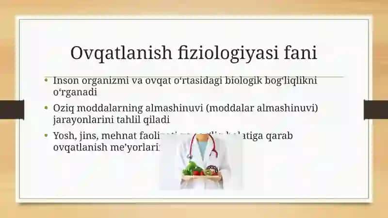 ovqatlanish ilmiy asoslari 4
