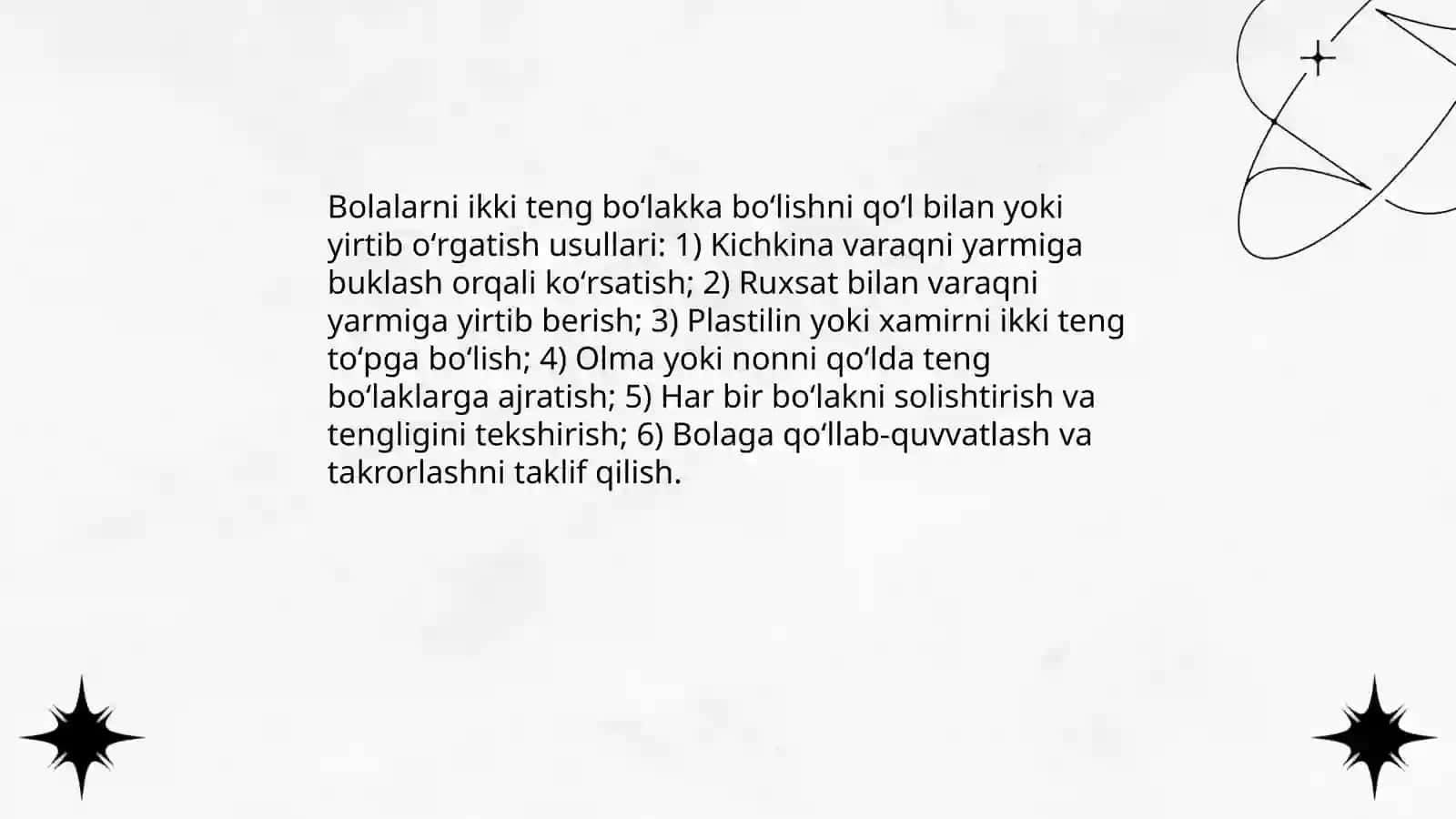 Butun Predmetni Teng Boʻlaklarga Boʻlish 4