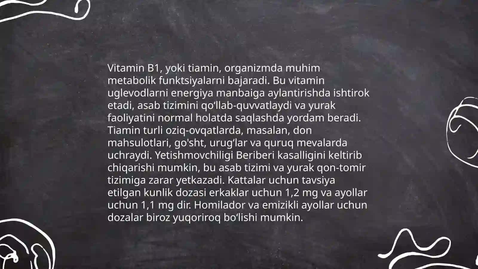 Suvda eriydigan vitaminsimon moddalar 4