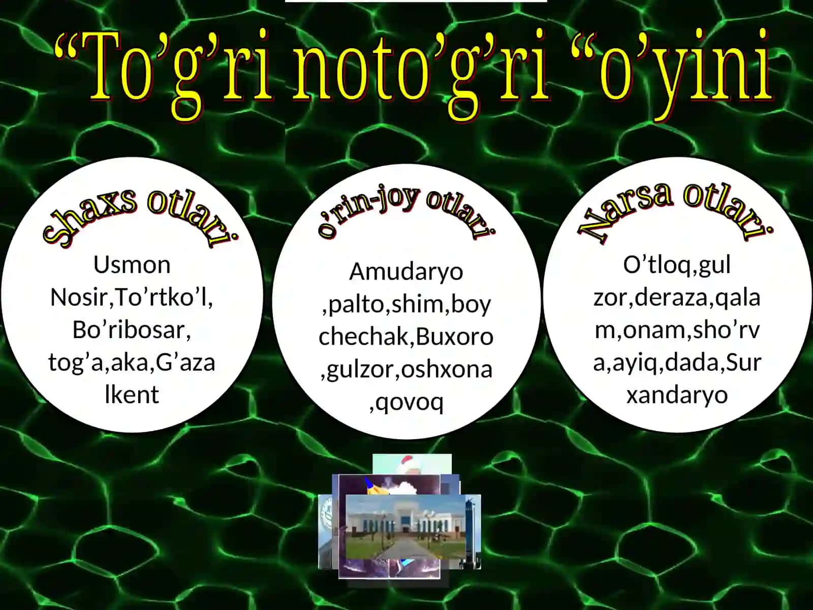 O`rin-joy otlari 4