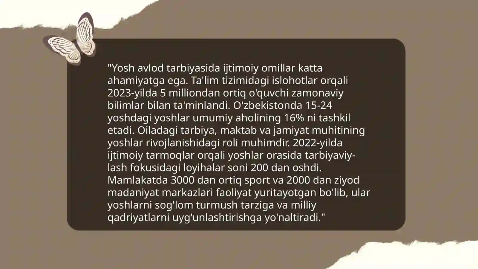 Yosh avlod tarbiyasi 4