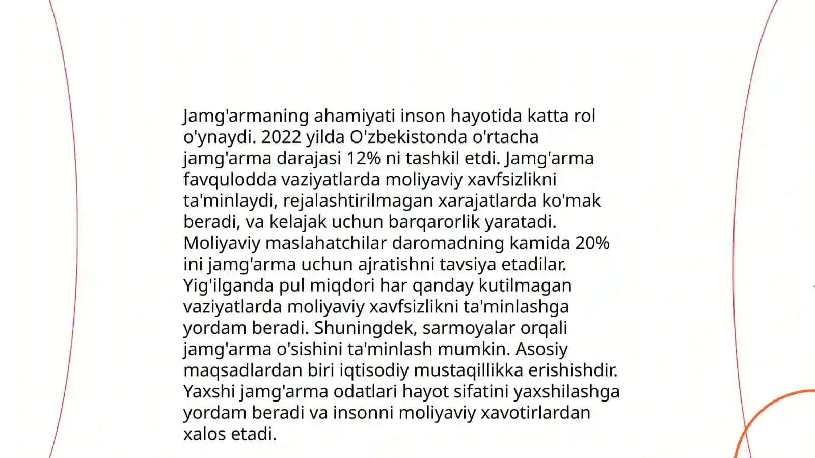 Jamg'arma va uning hajmiga ta'sir etuvchi omillar 4