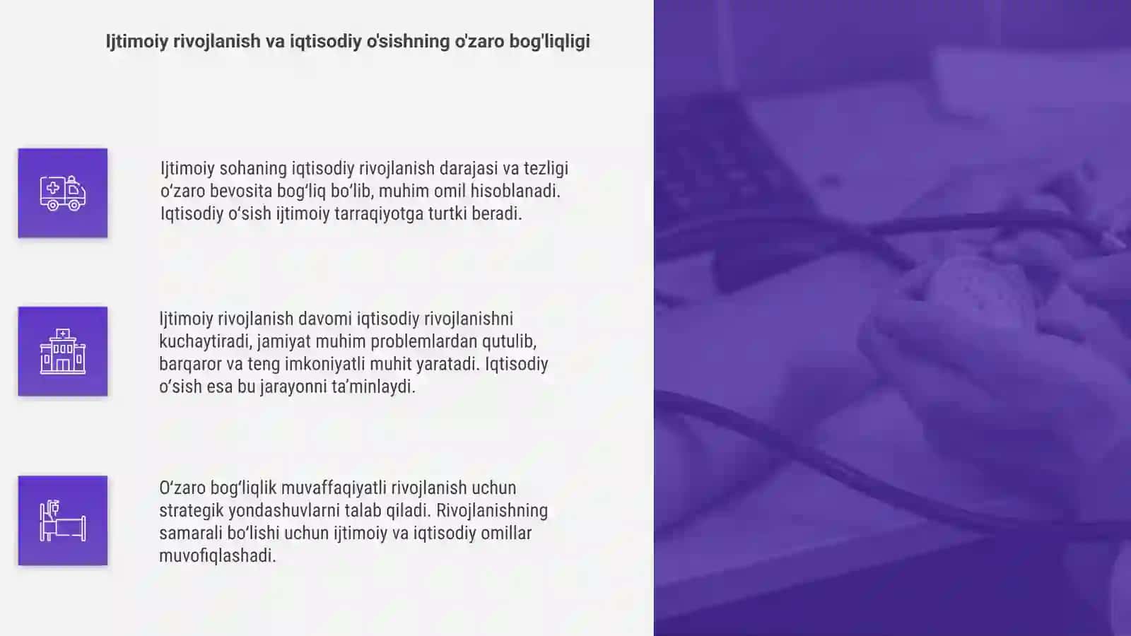 Ijtimoiy Soha va Iqtisodiy Rivojlanish 4