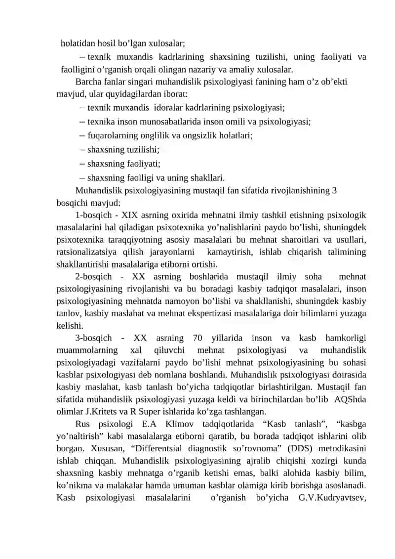 Muhandislik Psixologiyasi 4
