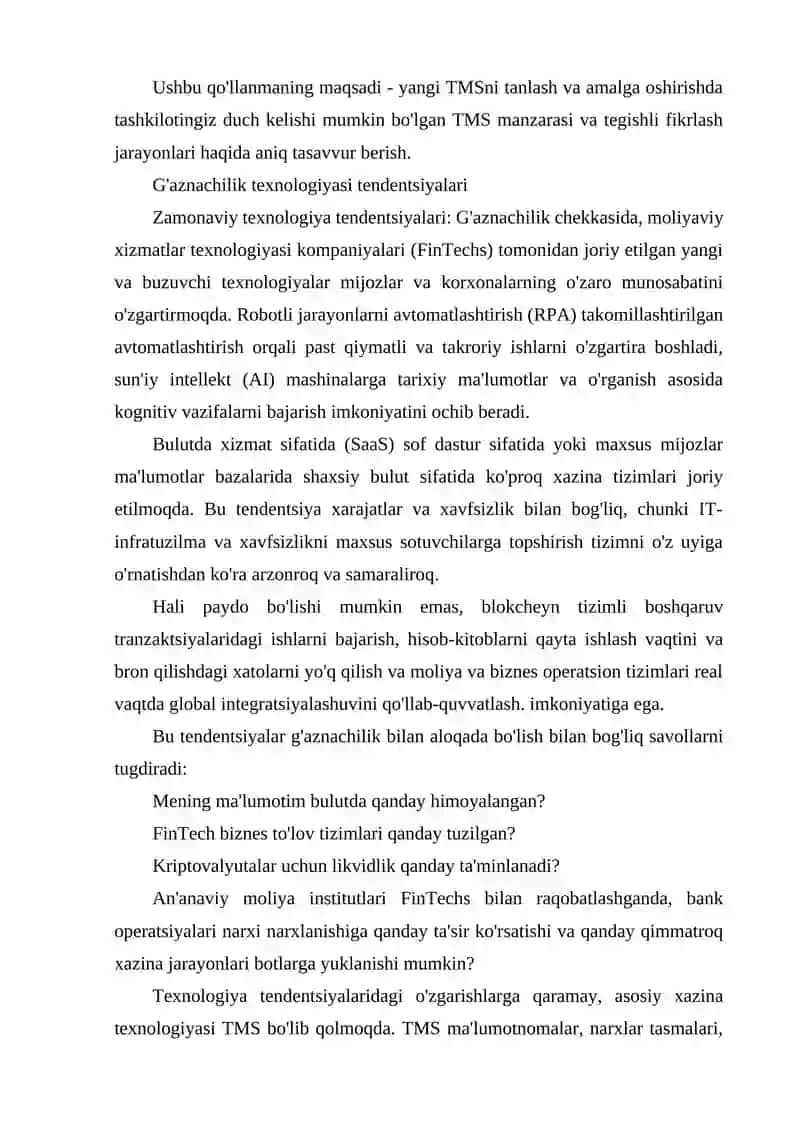 G'aznachilik tashkilotining strategik ahamiyati 4