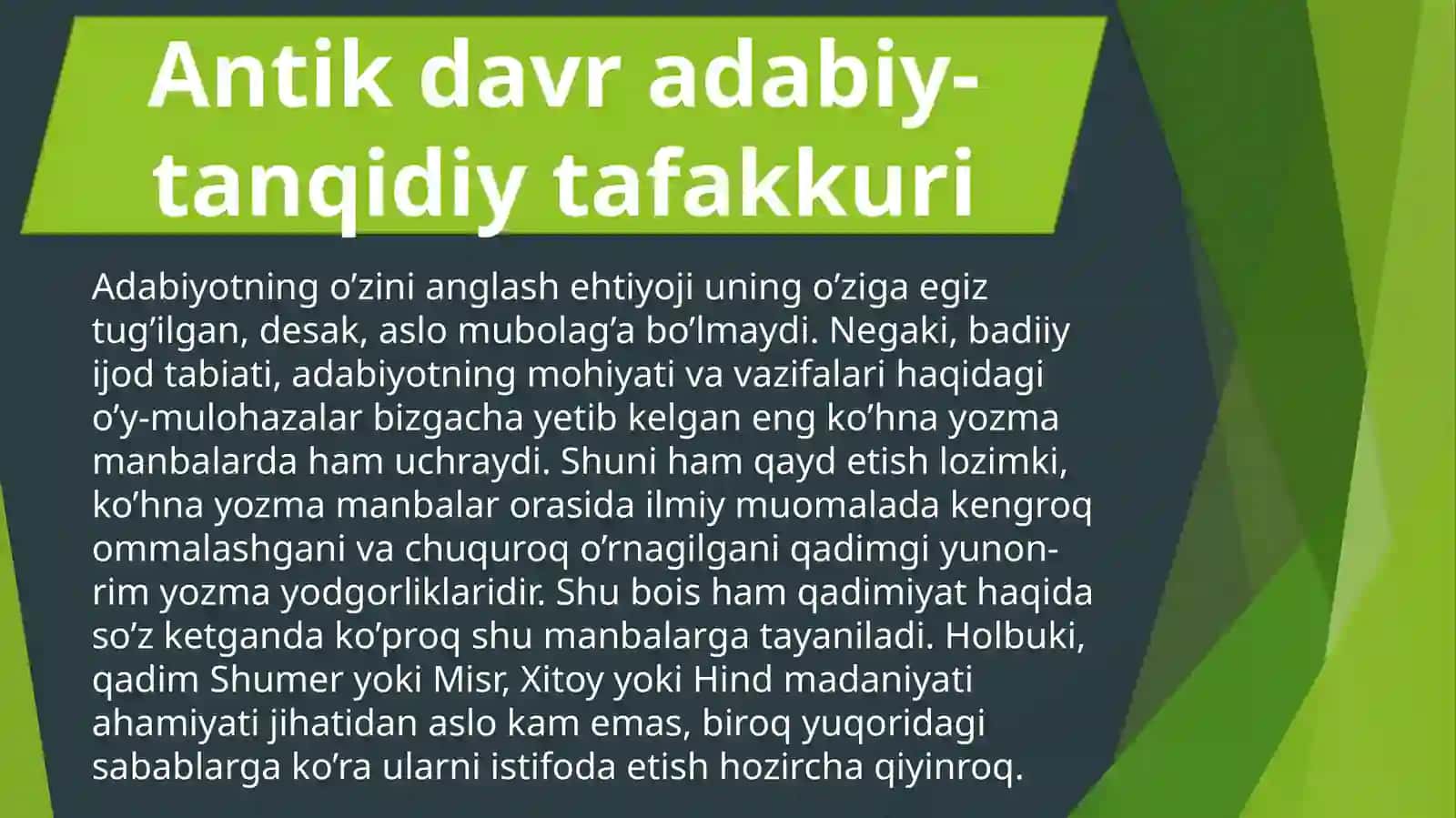 G’arb  mumtoz  adabiyotida  adabiy-tanqidiy fikrlar  taraqqiyoti 4