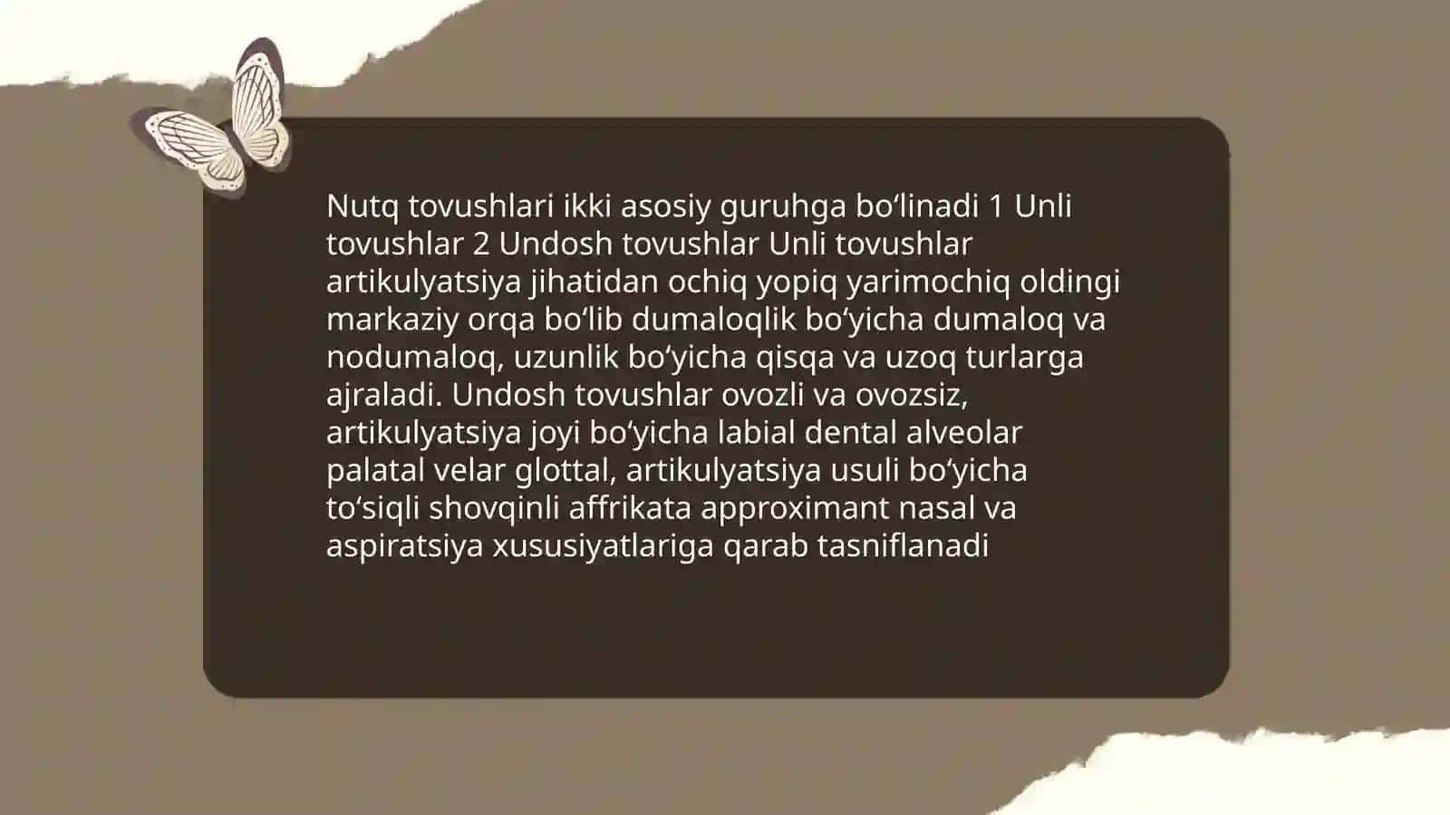 Fonetika va nutq tovushlari 4