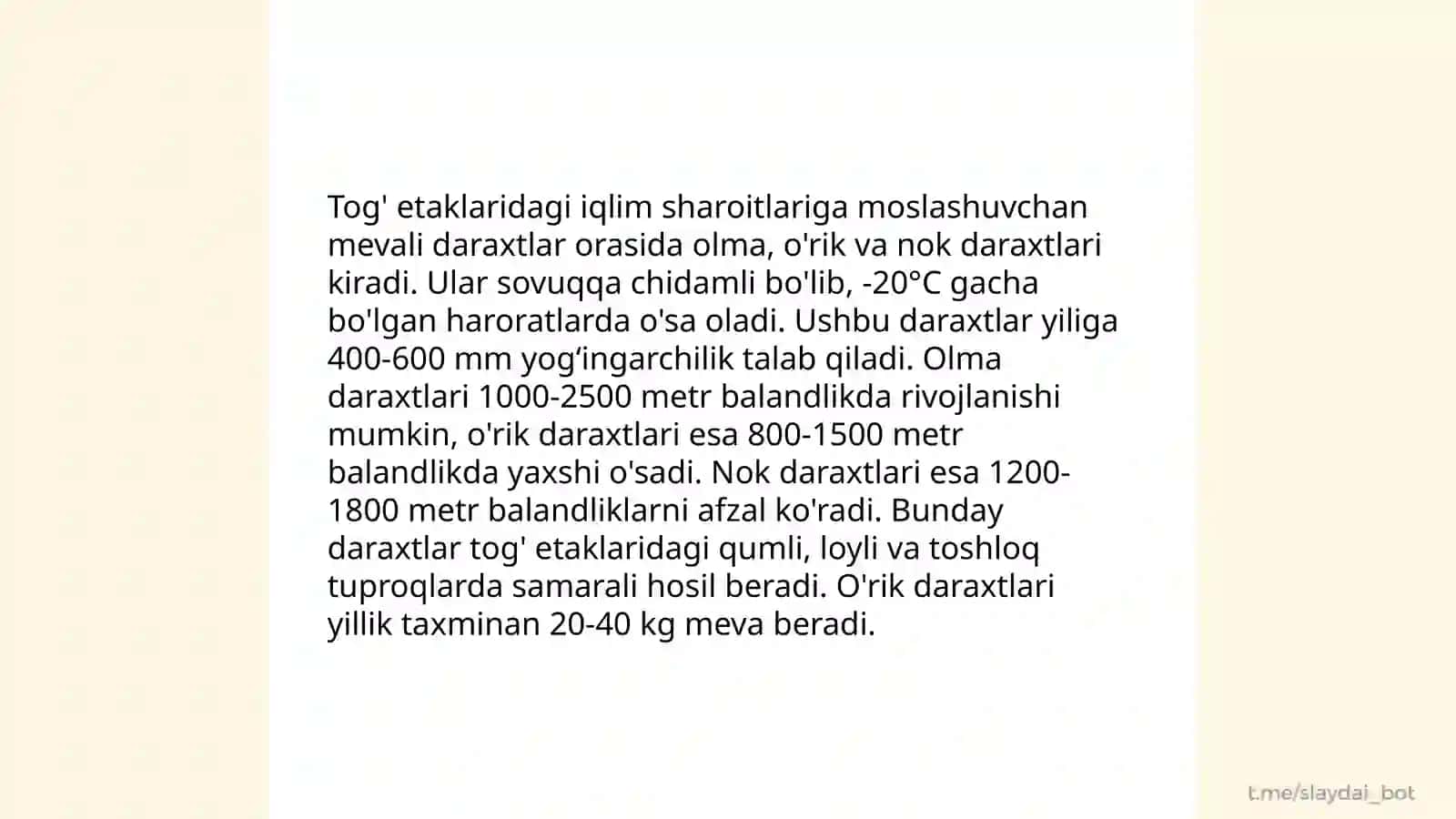 Mevachilik va sabzovotchilik 4