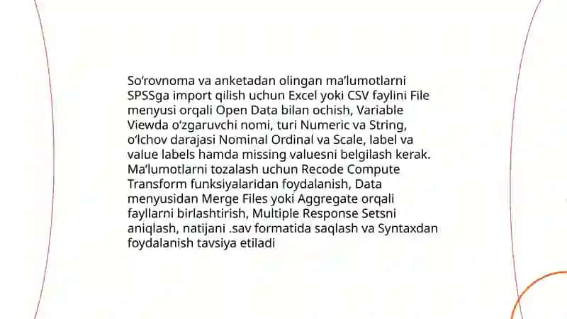 SPSS dasturi 4