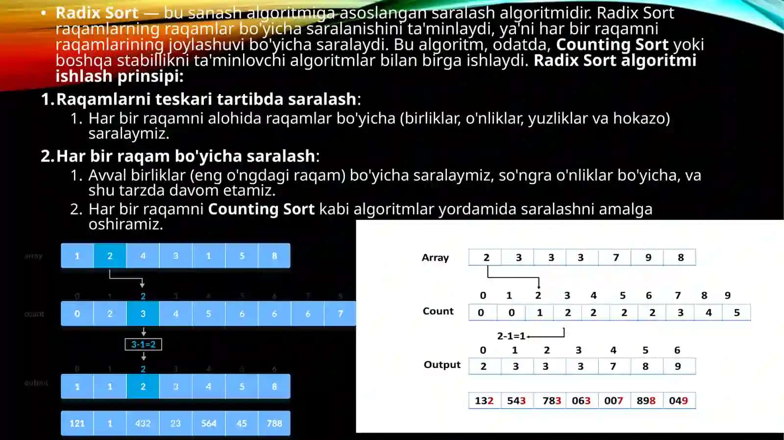 Saralash algoritmlari 4
