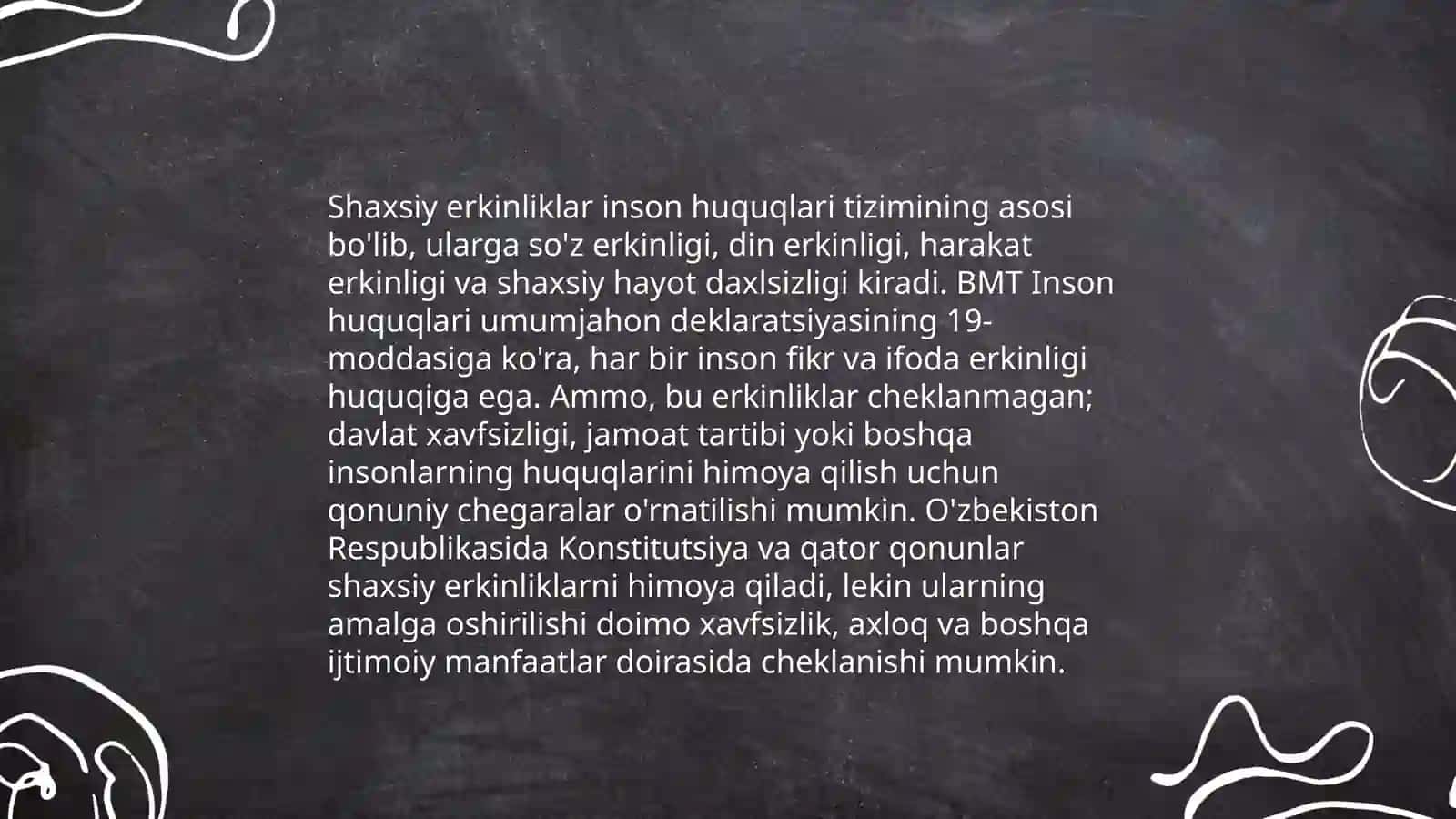Fuqarolik va shaxsiy huquqlari va erkinliklari 4