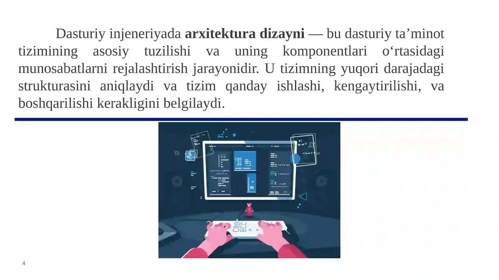 Ma’ruza6:Аrxitektura dizayni 4