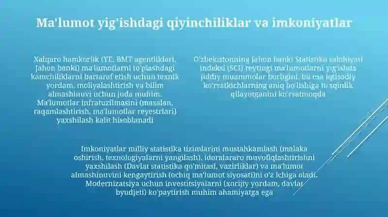 O'zbekistonning Statistika Salohiyati Indeksi 4