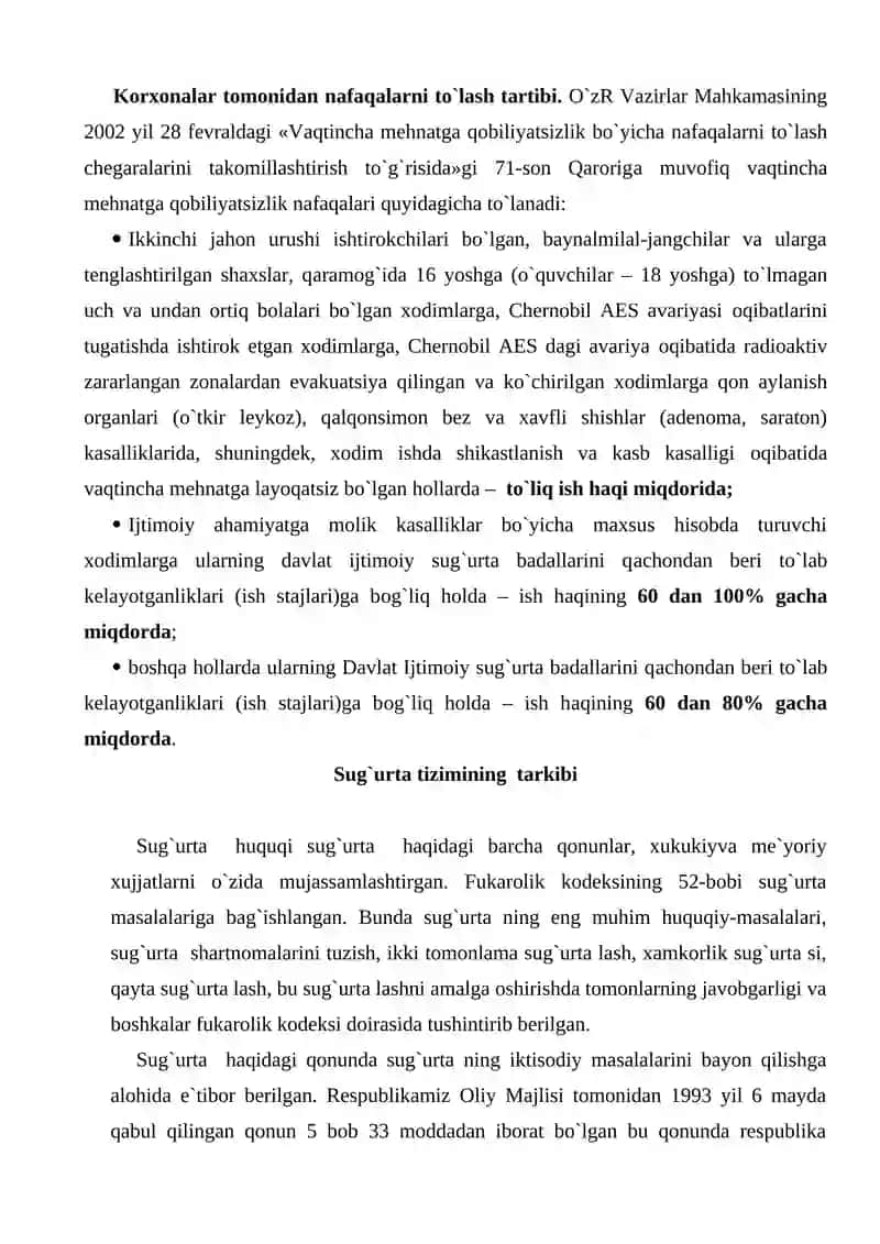 Ijtimoiy sug'urtaning nazariy asoslari 4
