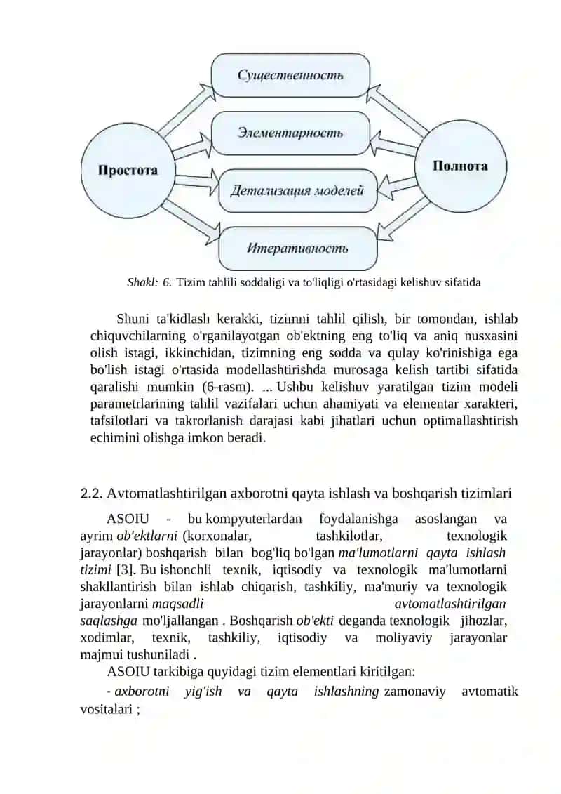 Dasturiy ta'minot tizimlarining tizim tahlili 4