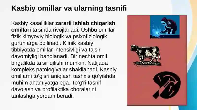 Klinik kasbiy tibbiyot 4