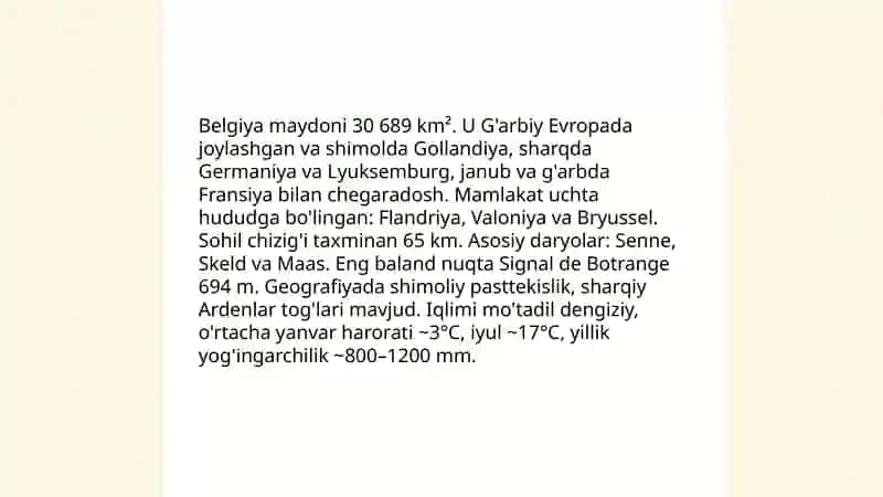 Belgiya Davlati Tarixi 4