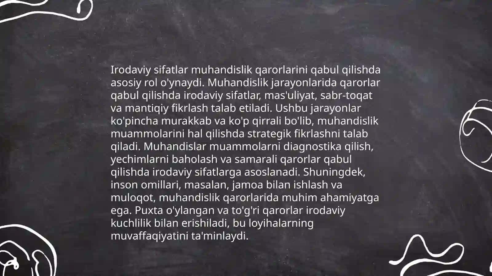 Muhandis kadrlar faoliyati samaradorligini oshirishda hissiy-irodaviy va shaxs xususiyatlarning o'rni 4