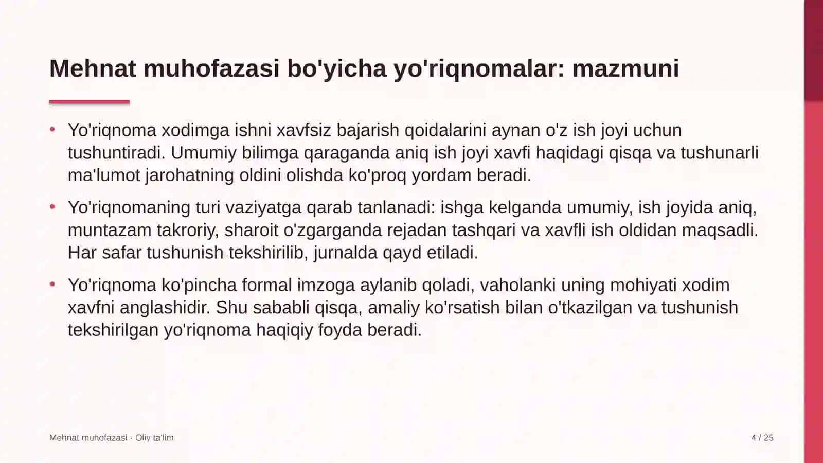 Lokomotiv depolarida mehnat muhofazasi bo'yicha yo'riqnomalar o'tkazish 4