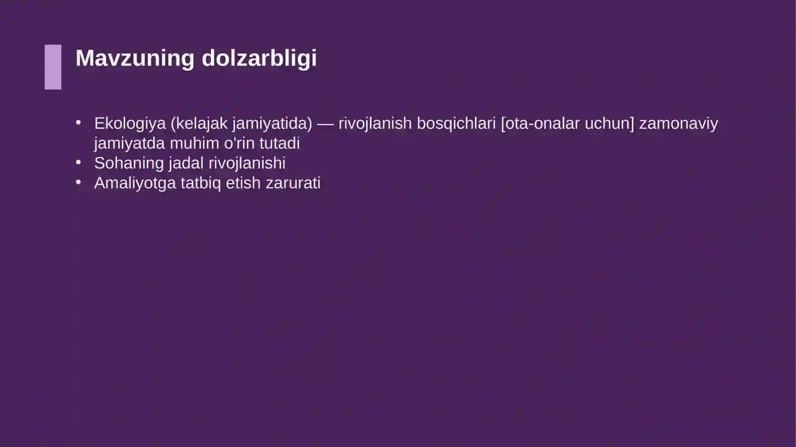 Ekologiya (kelajak jamiyatida) — rivojlanish bosqichlari [ota-onalar uchun] 4