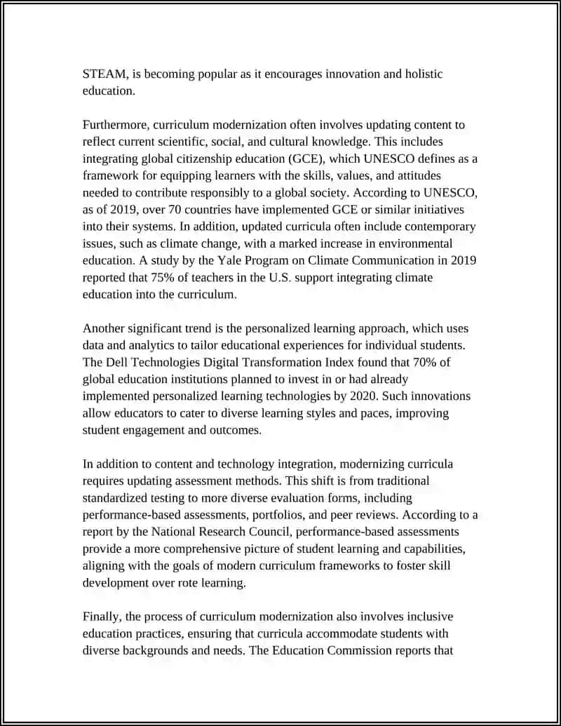 Curriculum Modernization 4