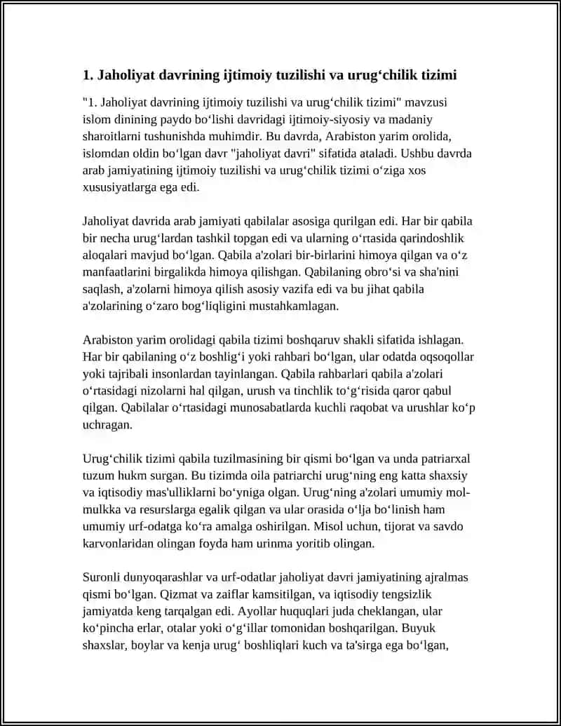 ISLOM DININING PAYDO BO'LISHIDAGI IJTIMOIY-SIYOSIY VA MADANIY SHAROITLAR 4