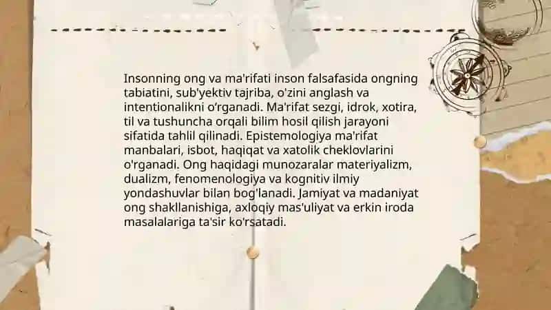 Inson falsafasi 4