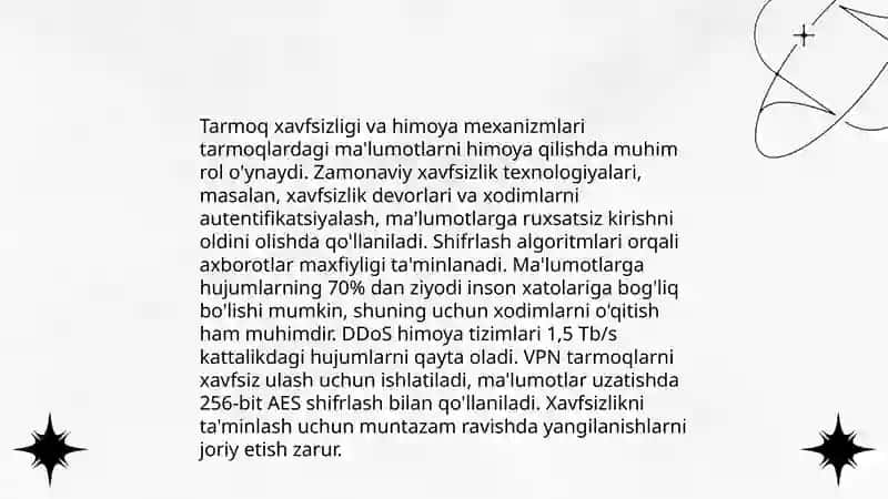 Tarmoq operatsion tizimlari 4