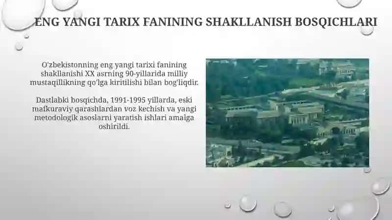 Oʻzbekistonning eng yangi tarixini o'rganish metodologiyasi va manbalari 4