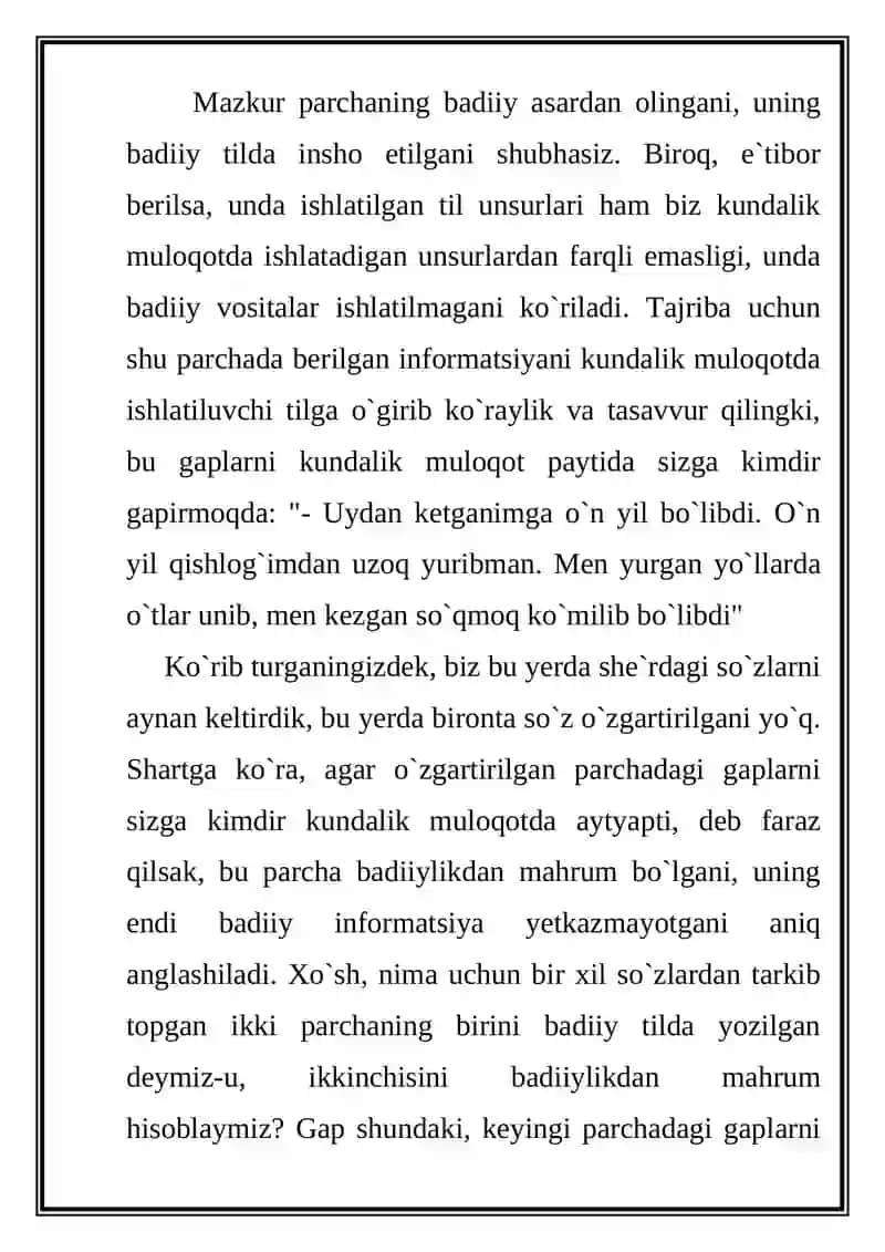 Poetik va Spetsifik (Belgilovchi) Nazariyasi 4