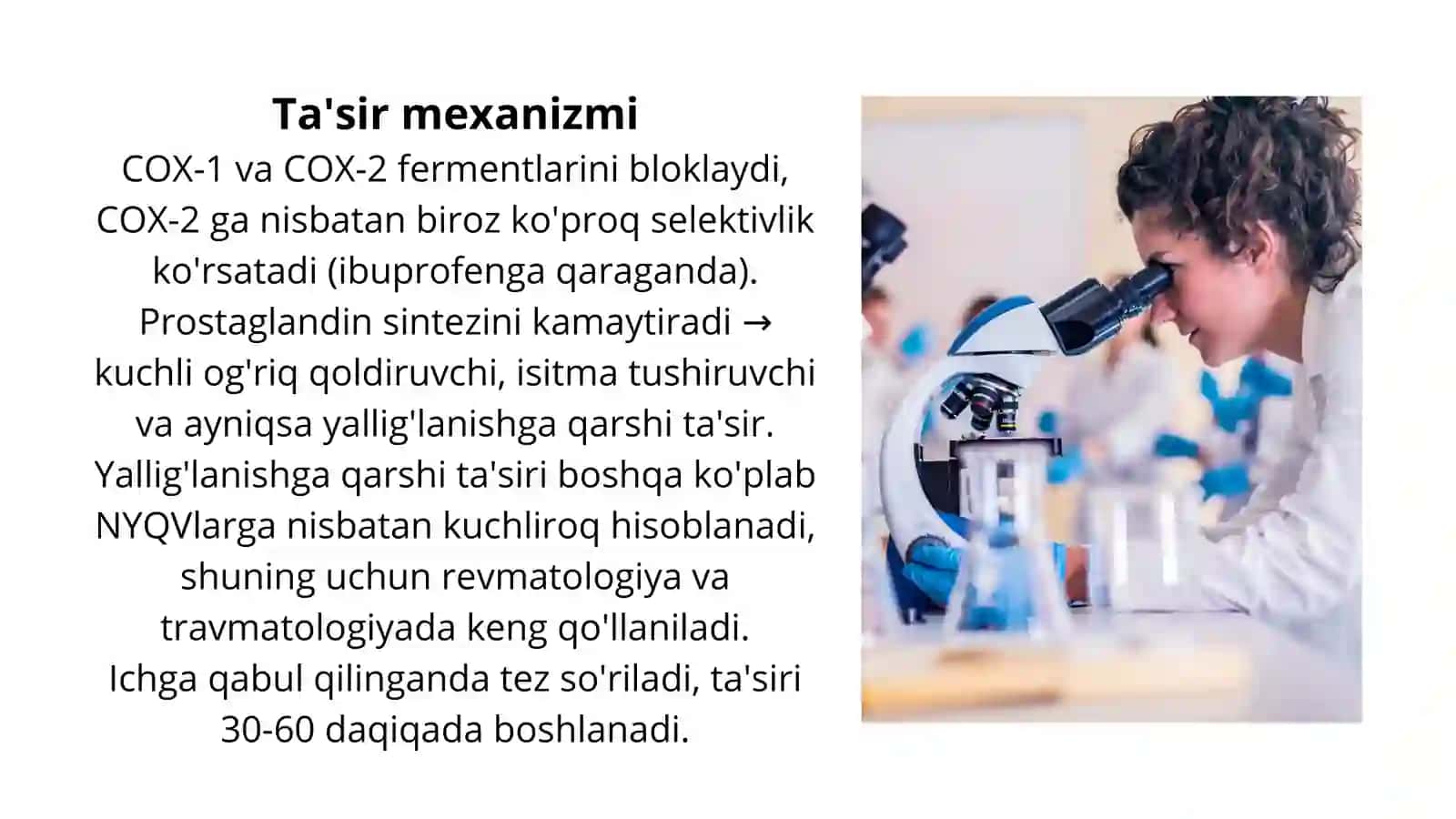 Diklofenak (Diclofenac) – To'liq Qo'llanma | PPT Taqdimot | Farmakologiya | Tibbiyot Talabalari uchu 4