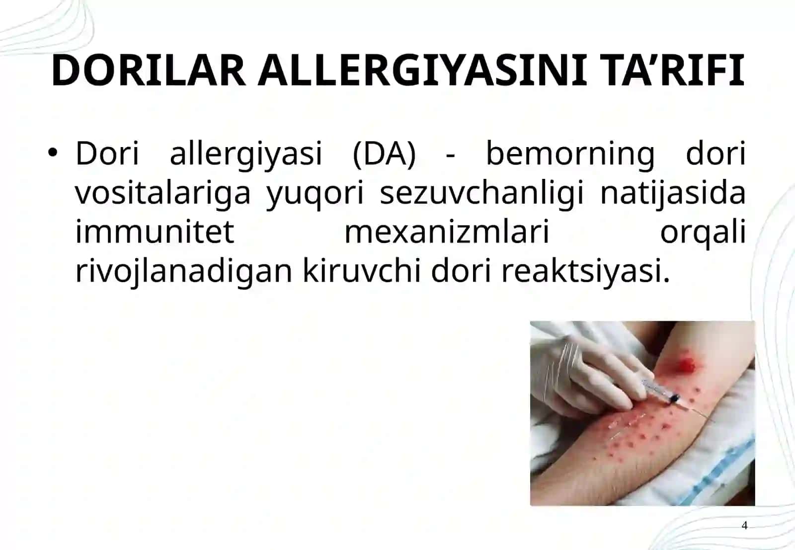 Dori vositalariga allergiya 4