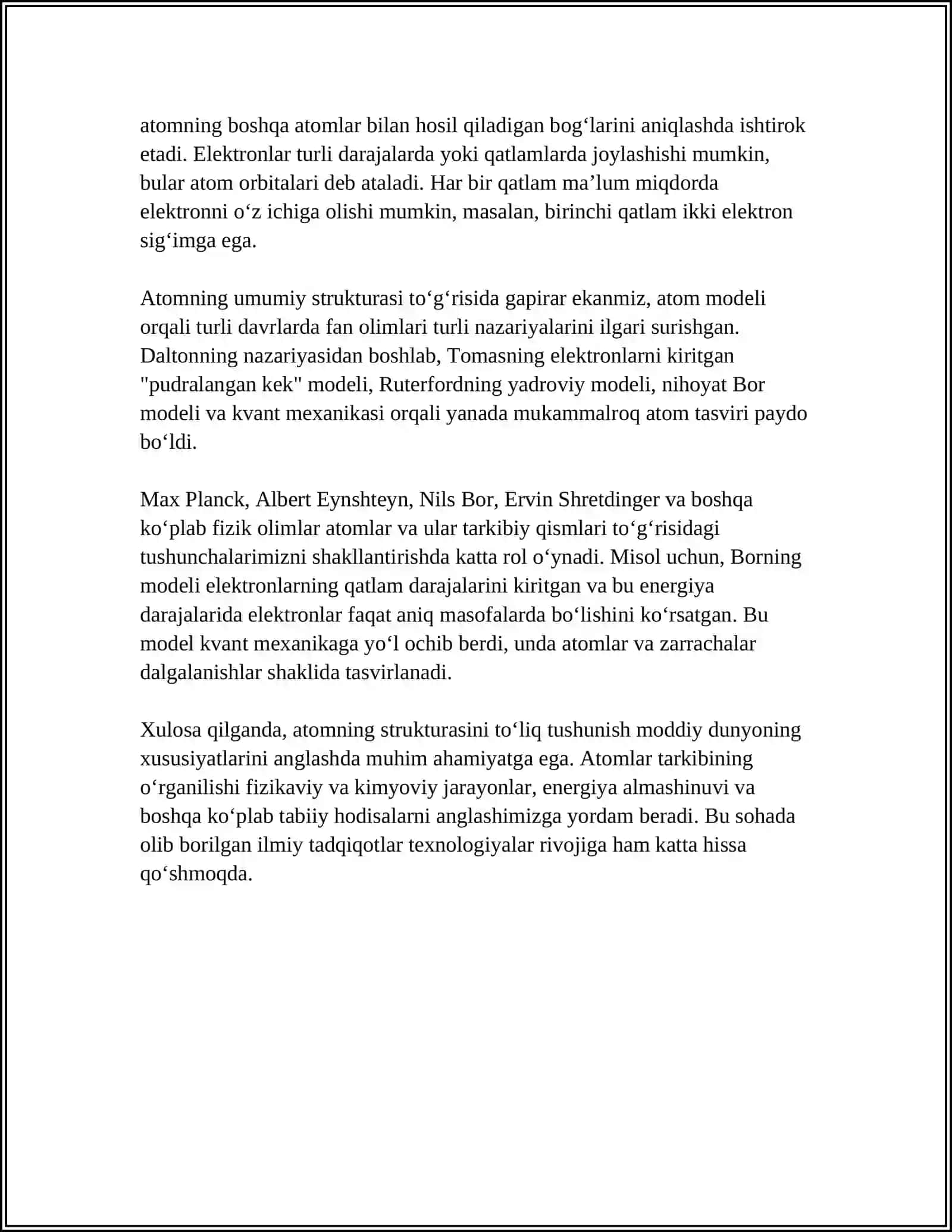 ATOM MOLEKULYAR TALIMOT 4