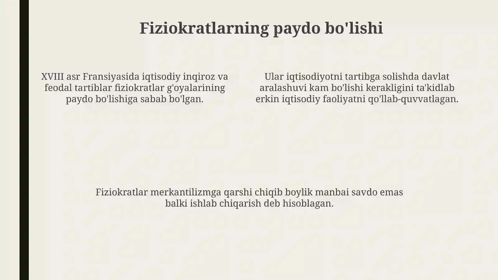 Fiziokratizmning umumiy tavsifi 4